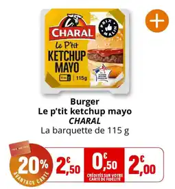 Coccinelle Supermarché CHARAL Le p'tit ketchup mayo offre