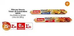 Coccinelle Supermarché Herta Pâte pur beurre Trésor de Grand-Mère offre