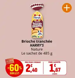 Coccinelle Supermarché Harry's Brioches tranchées offre
