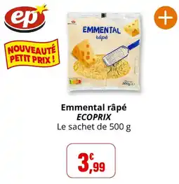 Coccinelle Express EP Emmental râpé offre
