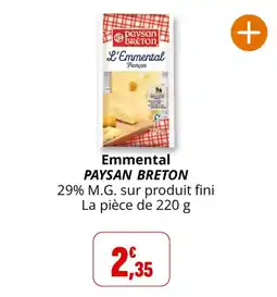 Coccinelle Express PAYSAN BRETON Emmental offre