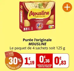 Coccinelle Express Mousline Purée l'originale offre