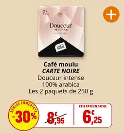 Coccinelle Supermarché CARTE NOIRE Café moulu offre