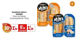 Coccinelle Express SODEBO Sandwich Mim's offre