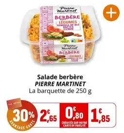 Coccinelle Express PIERRE MARTINET Salade berbère offre
