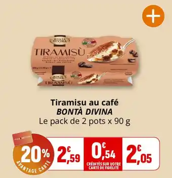 BONTÀ DIVINA Tiramisu au café