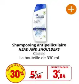 Coccinelle Supermarché head&shoulders Shampooing antipelliculaire Classic offre