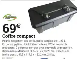 Espace emeraude TRAILERS Coffre compact offre