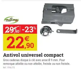 TRAILERS Antivol universel compact