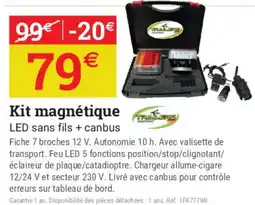 Espace emeraude TRAILERS Kit magnétique offre