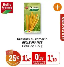 Coccinelle Supermarché Belle France Gressins au romarin offre