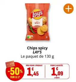 Coccinelle Supermarché LAY'S Chips spicy offre