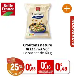 Coccinelle Supermarché Belle France Croûtons nature offre