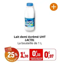 Coccinelle Express LACTEL Lait demi écrémé UHT offre