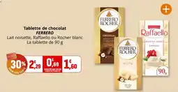 Coccinelle Express FERRERO Tablette de chocolat offre