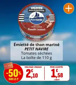 Coccinelle Express PETIT NAVIRE Émietté de thon mariné offre