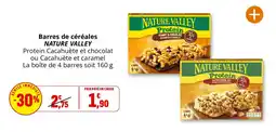 Coccinelle Supermarché NATURE VALLEY Barres de céréales offre