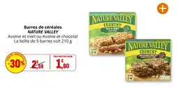 Coccinelle Supermarché NATURE VALLEY Barres de céréales offre