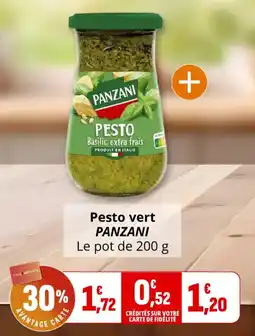 Coccinelle Supermarché PANZANI Pesto vert offre