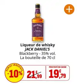 Coccinelle Supermarché JACK DANIEL'S Blackberry offre