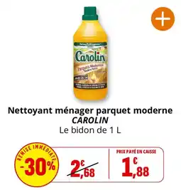 Coccinelle Supermarché CAROLIN Nettoyant ménager parquet moderne offre