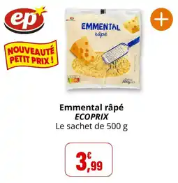 Coccinelle Supermarché EMMENTAL râpé offre