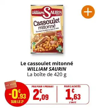 WILLIAM SAURIN Cassoulet mitonné