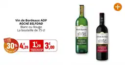 Coccinelle Supermarché ROCHE BELFOND Vin de Bordeaux AOP offre
