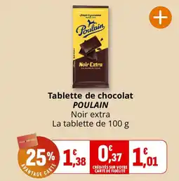 Coccimarket POULAIN Tablette de chocolat offre