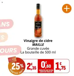 Coccinelle Express MAILLE Vinaigre de cidre offre