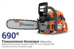 Espace emeraude Husqvarna Tronçonneuse thermique offre