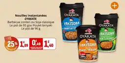 Coccinelle Express Oyakata nouilles instantanées offre