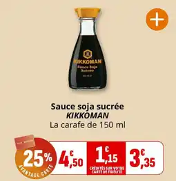 Coccinelle Express KIKKOMAN Sauce soja sucrée offre