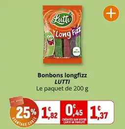 Coccimarket LUTTI Bonbons longfizz offre