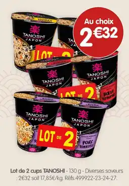 b&m TANOSHI offre