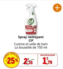 Coccinelle Express CIF Spray nettoyant offre