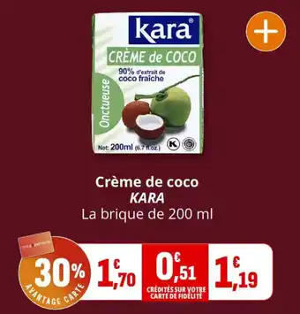 KARA Crème de coco