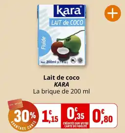 Coccinelle Express KARA Lait de coco offre