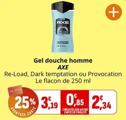 Coccimarket AXE Gel douche homme offre