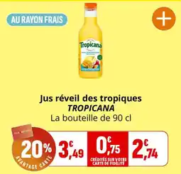 Coccimarket Tropicana Jus réveil des tropiques offre