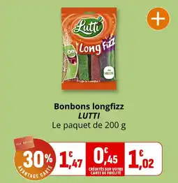 Coccinelle Express LUTTI Bonbons longfizz offre