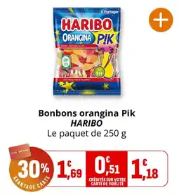 Coccinelle Express HARIBO Bonbons orangina Pik offre