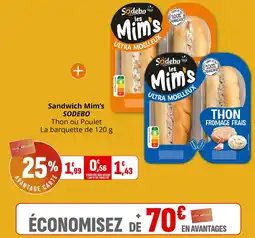 Coccimarket Sodebo les Mim's offre
