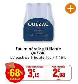 Coccinelle Express QUÉZAC Eau minérale pétillante offre