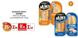 Coccimarket SODEBO Sandwich Mim's offre