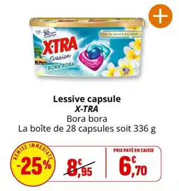 Coccinelle Express X-TRA Lessive capsule Bora bora offre