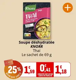 Coccimarket Knorr Soupe Thai offre