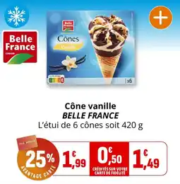 Coccinelle Express Belle France Cônes Vanille offre
