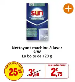 Coccinelle Supermarché SUN Nettoyant machine à laver offre