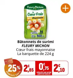 Coccinelle Express FLEURY MICHON Bâtonnets de surimi offre